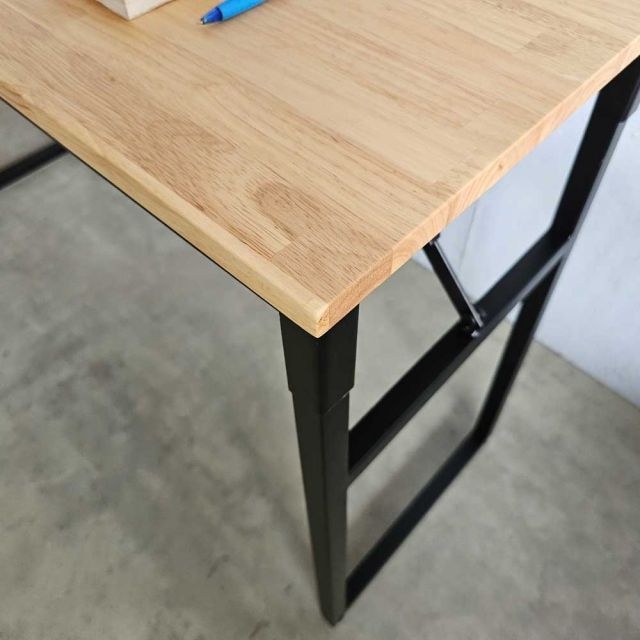 Bàn làm việc gấp gọn 120x40cm gỗ cao su SPD68226