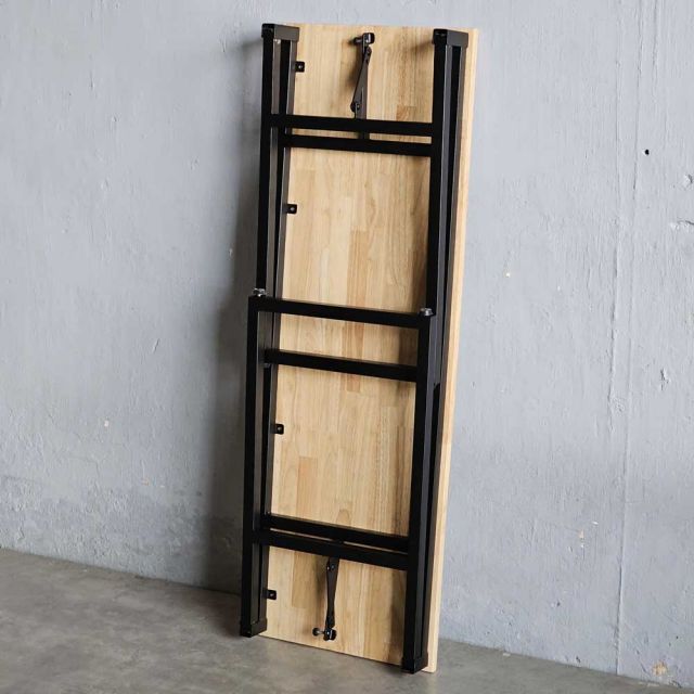 Bàn làm việc gấp gọn 120x40cm gỗ cao su SPD68226