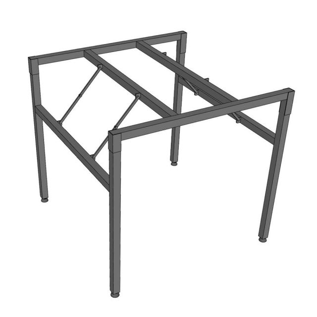 Chân bàn gấp gọn cho mặt bàn tròn sơn tĩnh điện CHB68065