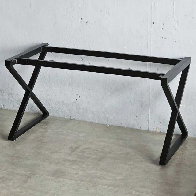 Chân bàn sắt hệ XConcept 140x70cm lắp ráp HCXC005