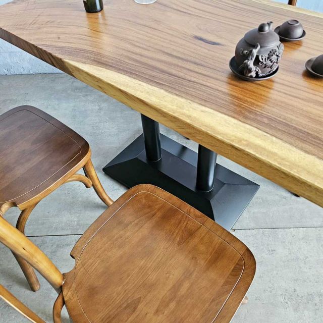 Combo bộ bàn gỗ me tây 4 ghế bistro BBA172