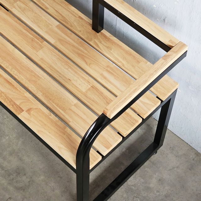 Ghế băng dài 140x45x60cm gỗ cao su GBD038