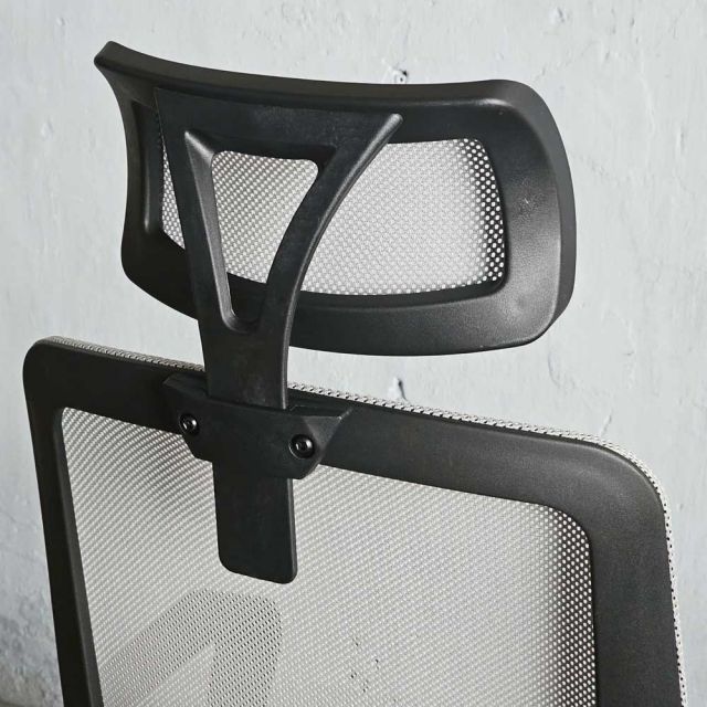 Ghế xoay văn phòng lưng lưới có tựa đầu HOM1102-D04