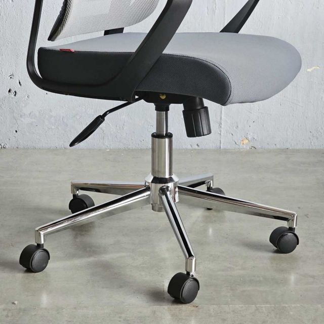 Ghế xoay văn phòng lưng lưới có tựa đầu HOM1102-D04