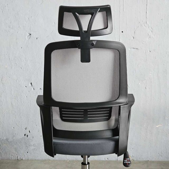 Ghế xoay văn phòng lưng lưới có tựa đầu HOM1102-D04