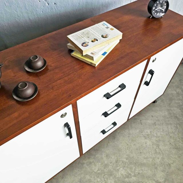 Tủ hồ sơ di động gỗ tự nhiên TCN68028