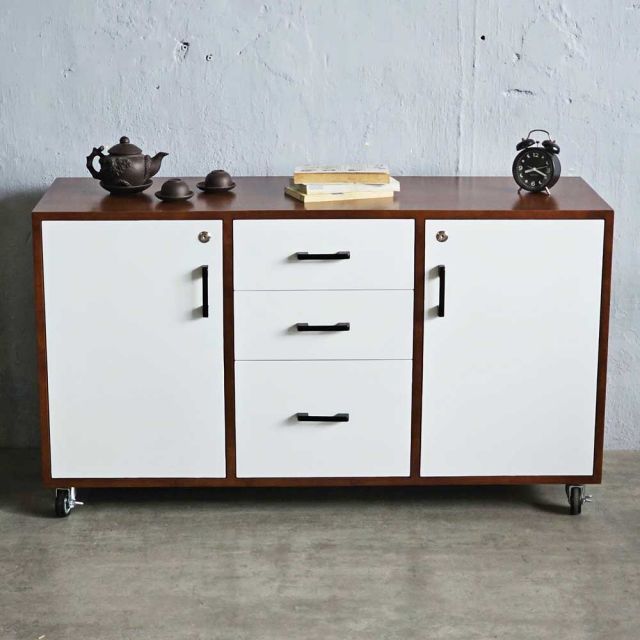 Tủ hồ sơ di động gỗ tự nhiên TCN68028