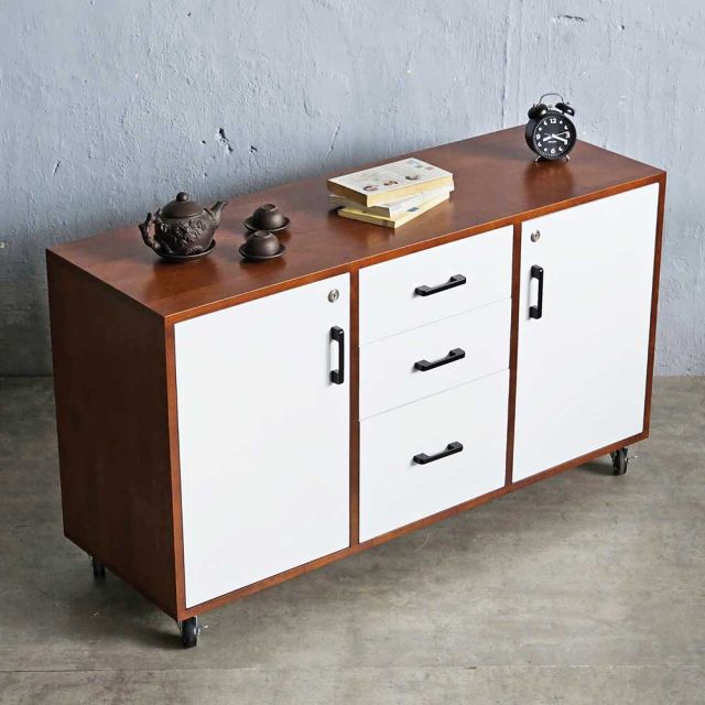 Tủ hồ sơ di động gỗ tự nhiên TCN68028