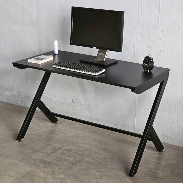 Bàn Gaming 120x60cm gỗ cao su chân sắt chữ Y GD68095