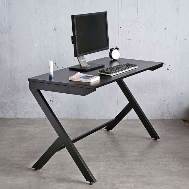 Bàn Gaming 120x60cm gỗ cao su chân sắt chữ Y GD68095