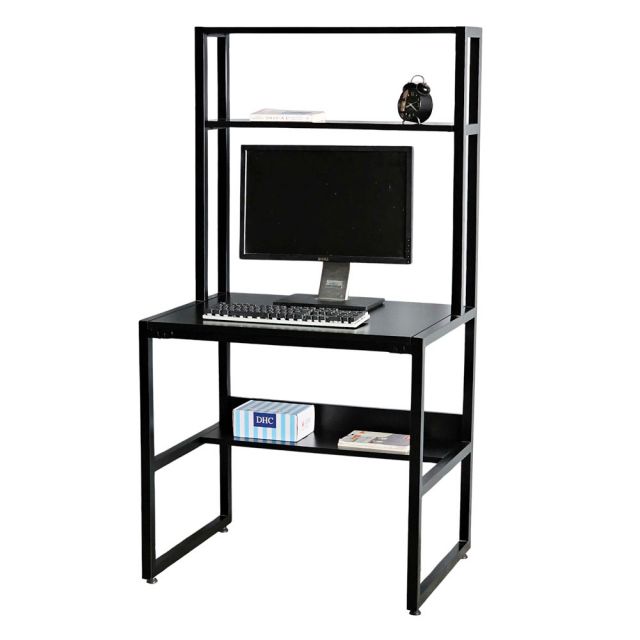 Bàn làm việc liền kệ 80x60x155cm gỗ cao su FD68069 Bàn làm việc liền kệ 80x60x155cm gỗ cao su FD68069