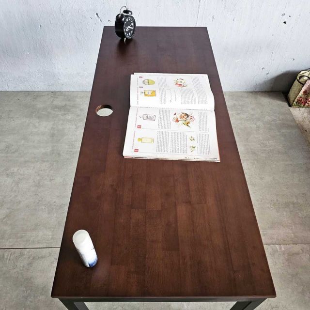 Bàn làm việc 120x50cm gỗ cao su hệ Slean BGD68075