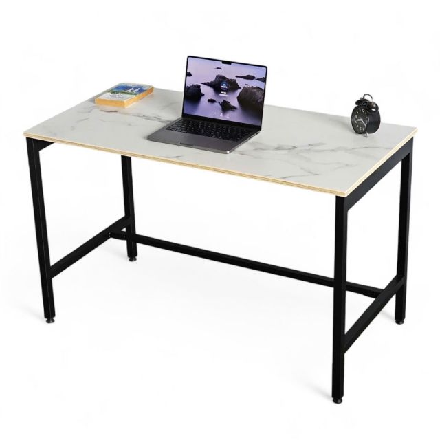 Bàn làm việc 120x60cm gỗ plywood vân giả đá hệ Slean + BSLP003