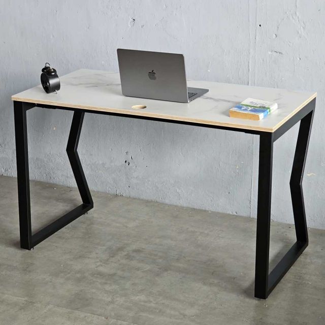 Bàn làm việc 120x60cm gỗ plywood vân giả đá hệ MConcept HBMC038