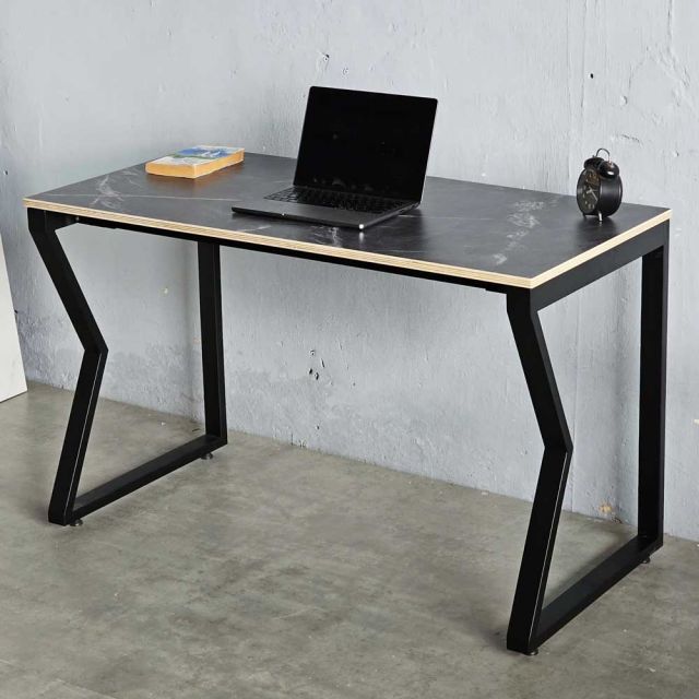 Bàn làm việc 120x60cm gỗ plywood vân giả đá hệ MConcept HBMC038