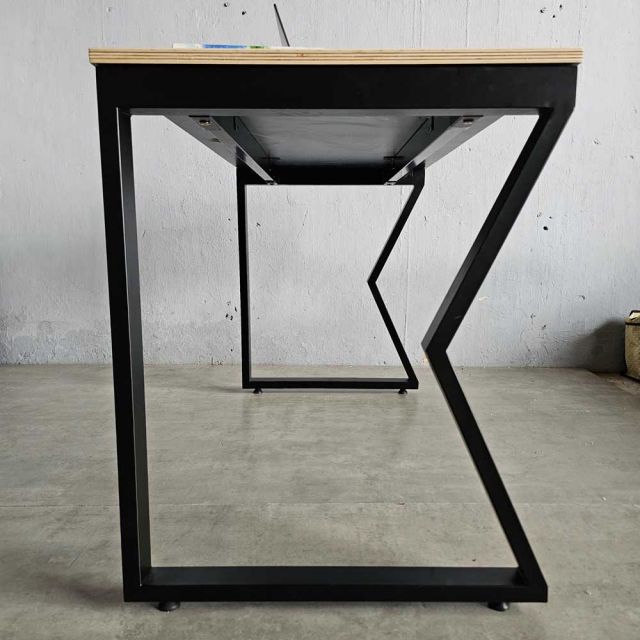 Bàn làm việc 120x60cm gỗ plywood vân giả đá hệ MConcept HBMC038