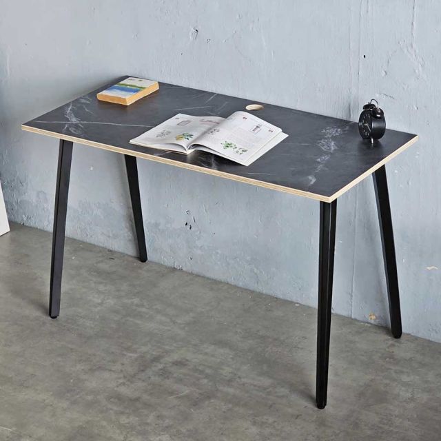 Bàn làm việc 120x60cm gỗ plywood hệ đa giác HDG022