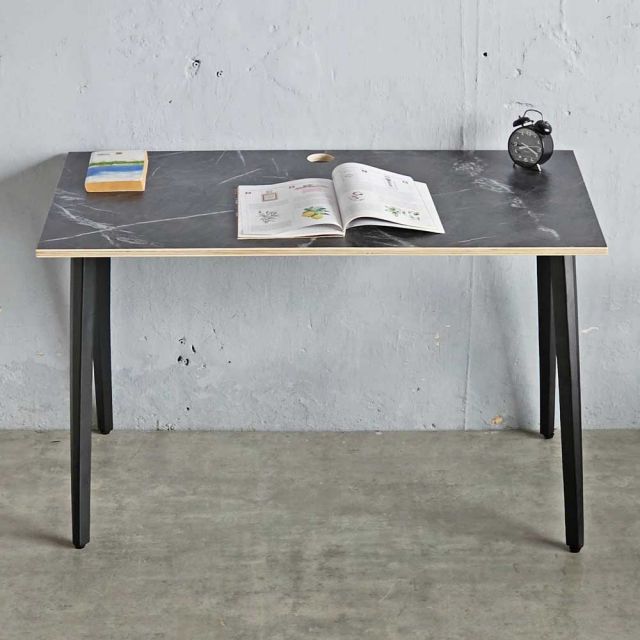 Bàn làm việc 120x60cm gỗ plywood hệ đa giác HDG022