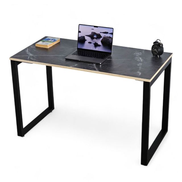 Bàn làm việc 120x60cm gỗ plywood vân giả đá hệ Rectang HBRT103 Bàn làm việc 120x60cm gỗ plywood vân giả đá hệ Rectang HBRT103