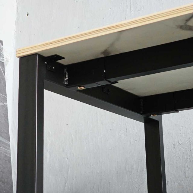 Bàn làm việc 120x60cm gỗ plywood vân giả đá hệ Rectang HBRT103