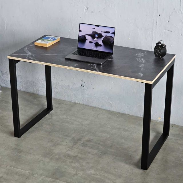 Bàn làm việc 120x60cm gỗ plywood vân giả đá hệ Rectang HBRT103