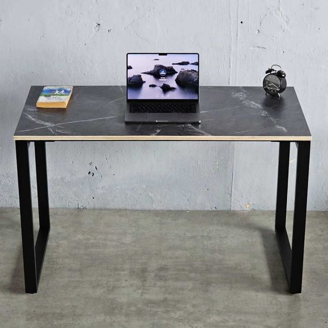 Bàn làm việc 120x60cm gỗ plywood vân giả đá hệ Rectang HBRT103