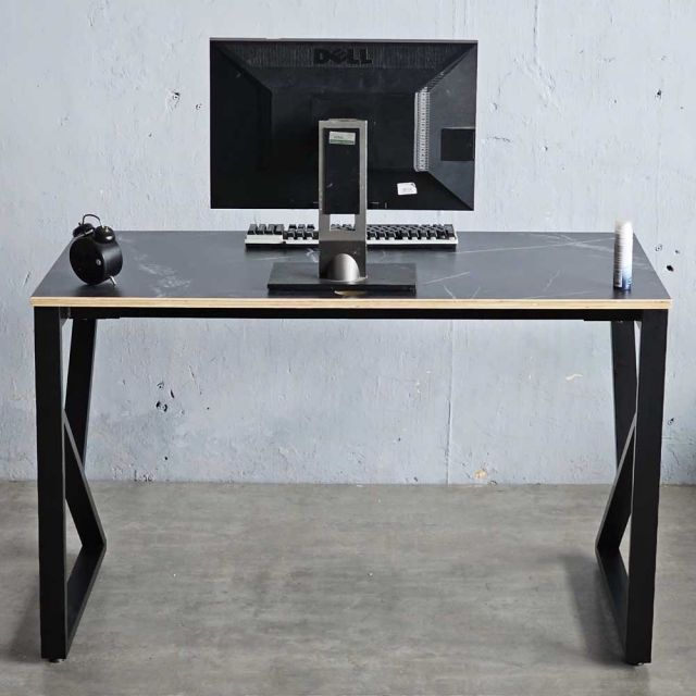 Bàn làm việc 120x60cm gỗ plywood vân mây giả đá hệ KConcept HBKC050