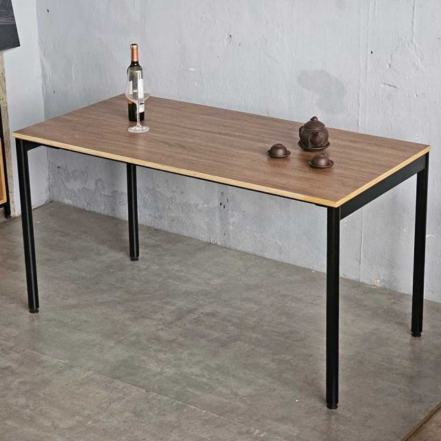 Bàn ăn chữ nhật 140x70cm gỗ plywood hệ OMA II BA68205