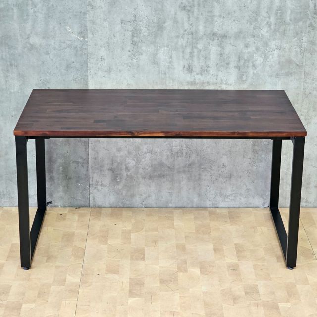 Bàn làm việc gỗ tràm 140x70cm hệ Wooden chân sắt lắp ráp HBWD005