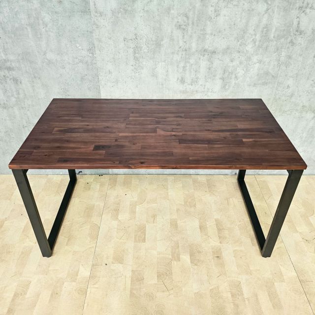 Bàn làm việc gỗ tràm 140x70cm hệ Wooden chân sắt lắp ráp HBWD005