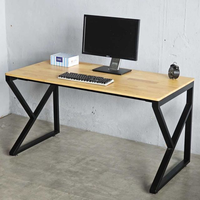 Bàn làm việc 140x70 KConcept chân sắt lắp ráp HBKC005