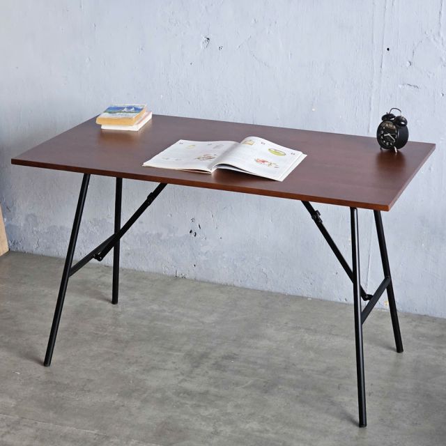 Bàn làm việc gấp gọn 120x70cm gỗ cao su SPD68229
