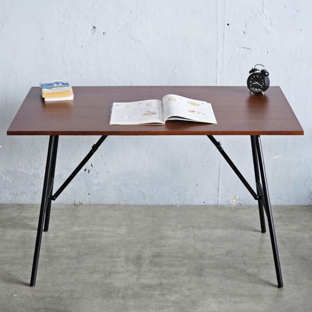 Bàn làm việc gấp gọn 120x70cm gỗ cao su SPD68229