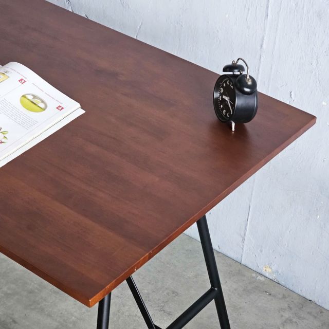 Bàn làm việc gấp gọn 120x70cm gỗ cao su SPD68229