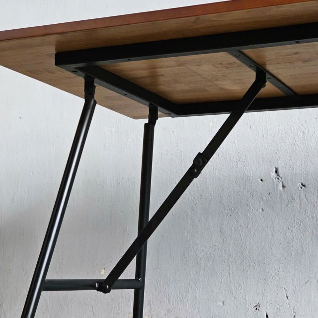 Bàn làm việc gấp gọn 120x70cm gỗ cao su SPD68229