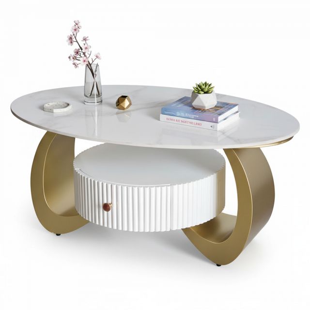 Bàn sofa hình Ellipse 100x60cm đá ceramic TT68314 Bàn sofa hình Ellipse 100x60cm đá ceramic TT68314