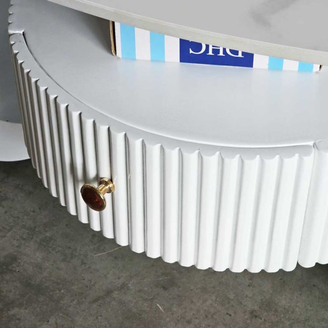 Bàn sofa hình Ellipse 100x60cm đá ceramic TT68314