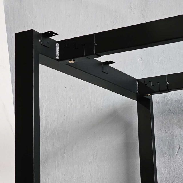 Chân sắt bàn làm việc hệ Rectang 160x70cm lắp ráp HCRT026