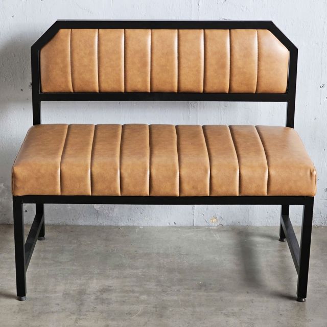 Ghế băng bọc nệm 100x55x87cm khung sắt GBD045