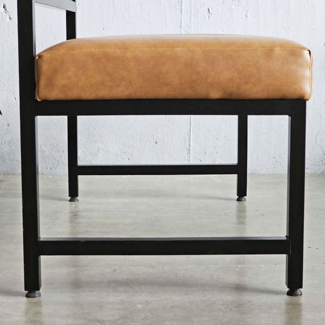 Ghế băng bọc nệm 100x55x87cm khung sắt GBD045