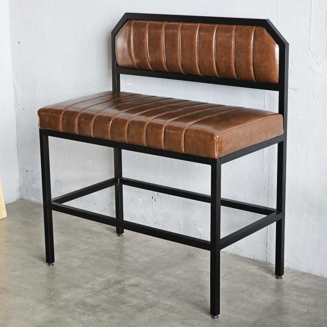 Ghế băng bọc nệm 100x55x117cm khung sắt GBD046