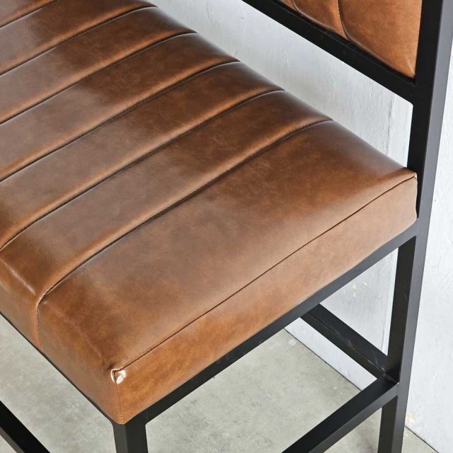 Ghế băng bọc nệm 100x55x117cm khung sắt GBD046