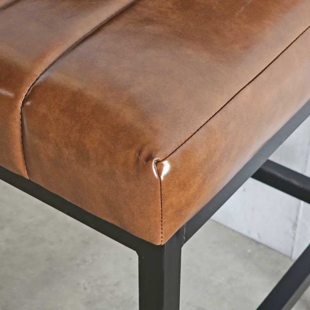 Ghế băng bọc nệm 100x55x117cm khung sắt GBD046