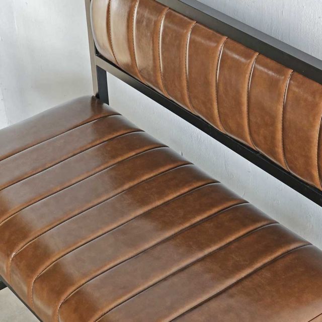 Ghế băng bọc nệm 100x55x117cm khung sắt GBD046