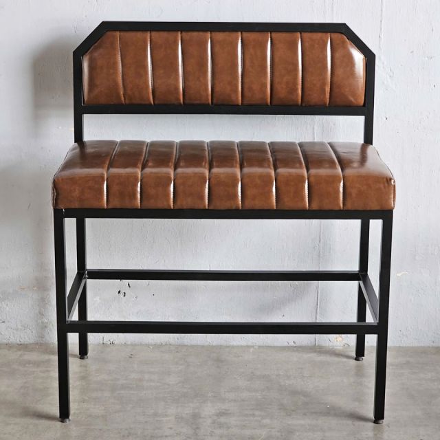 Ghế băng bọc nệm 100x55x117cm khung sắt GBD046