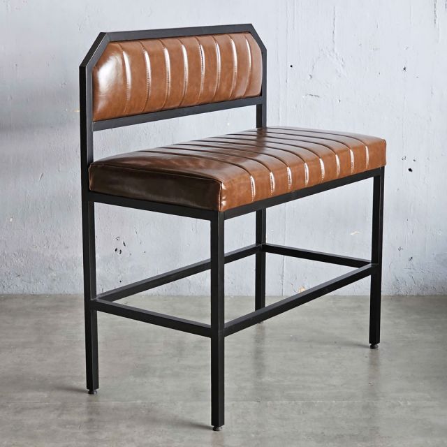 Ghế băng bọc nệm 100x55x117cm khung sắt GBD046