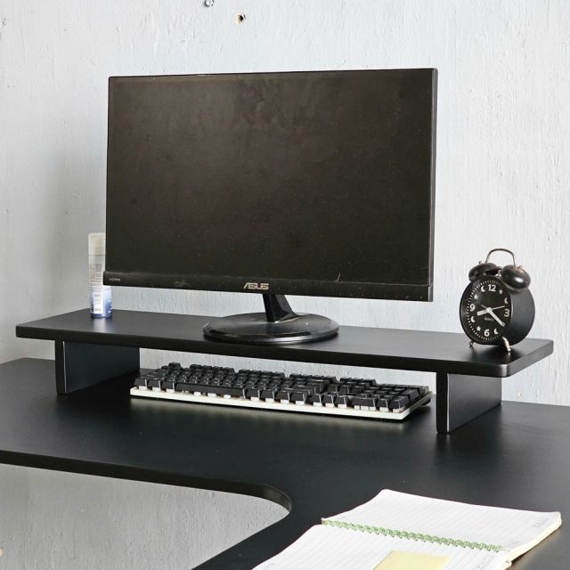 Kệ màn hình 80x21x10cm gỗ cao su MS68021