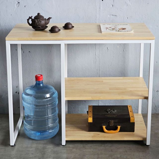 Kệ bếp 100x50x85cm gỗ cao su KB68051