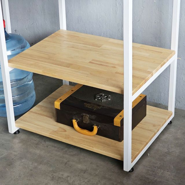Kệ bếp 100x50x85cm gỗ cao su KB68051