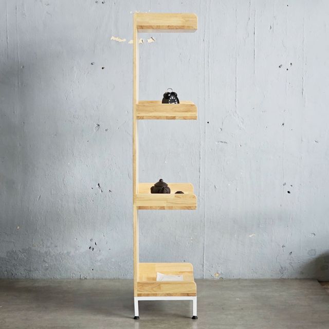 Kệ sách 4 tầng 45x33x160cm gỗ cao su KS68274